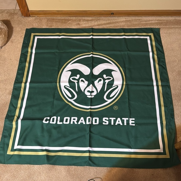 tablecloth and license plate holder CSU - Picture 3 of 5